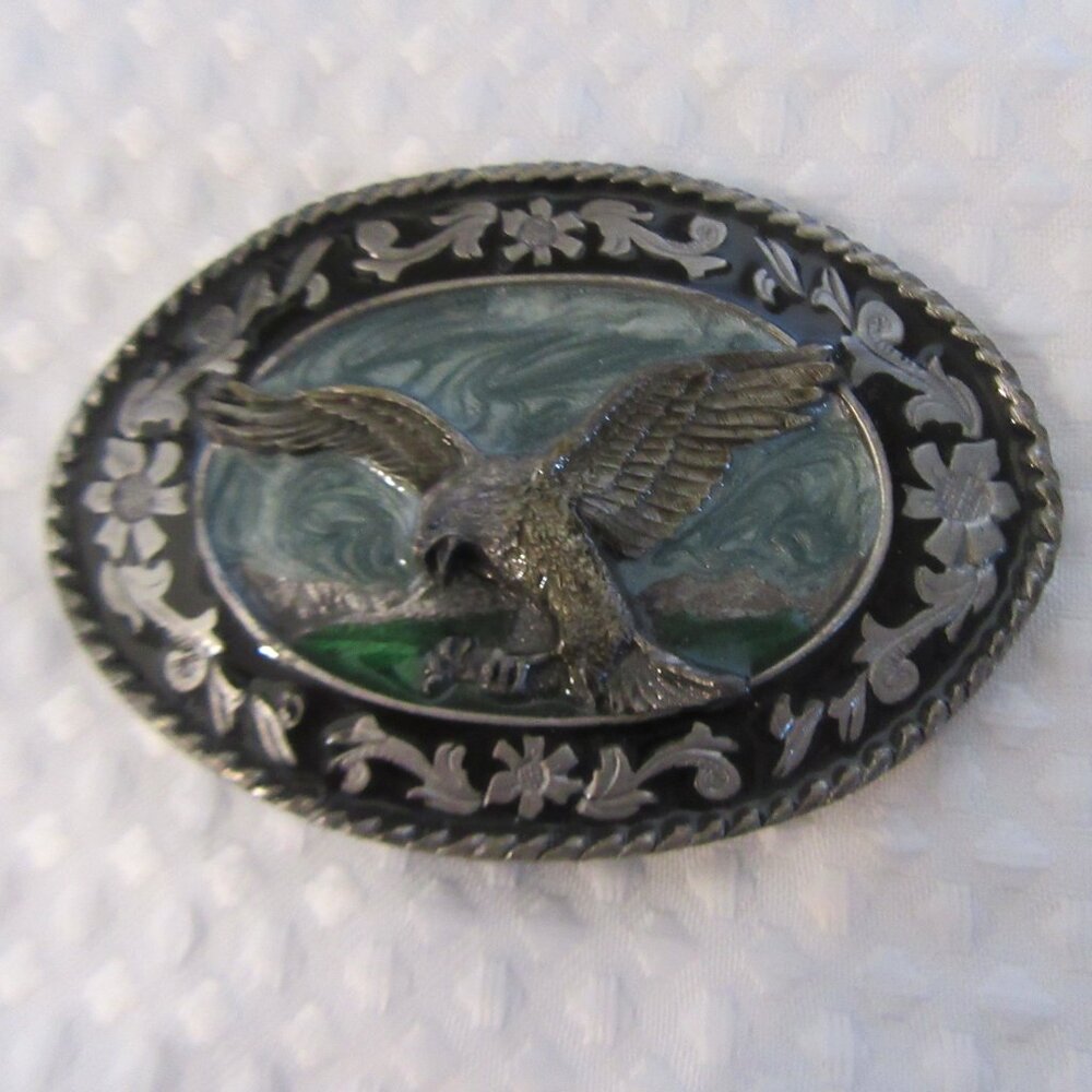 Vintage SISKIYOU BUCKLE CO. 1985 EAGLE